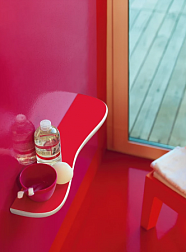 Полка Florakids 55 см, белый/красный 8.7703.1.062.000.1 Laufen